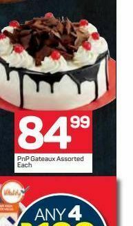 Pick n Pay Hypermarket Cakes offer