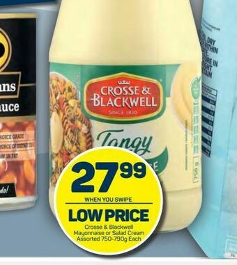 Pick n Pay Hypermarket Crosse & blackwell mayonnaise offer