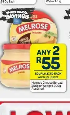 Pick n Pay Hypermarket Melrose cheese spread 2 offer