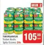 KitKat Cash and Carry Twinsaver toilet rolls 1ply econo offer