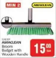 KitKat Cash and Carry Amaclean Broom Budget with Wooden Handle offer