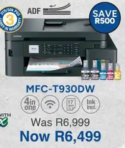 Computer Mania Brother MFC-T930DW Ink Tank Printer offer