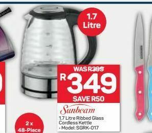 Pick n Pay Hypermarket Sunbeam kettle offer