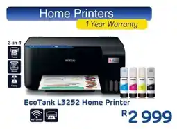 Computer Mania Epson EcoTank L3252 Home Printer offer