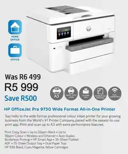 Computer Mania HP OfficeJet Pro 9730 Wide Format All-in-One Printer offer