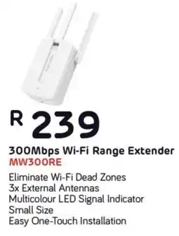 Computer Mania Mercusys 300Mbps Wi-Fi Range Extender offer