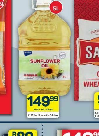 Pick n Pay Hypermarket Pnp sunflower oil offer