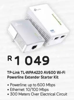 Computer Mania TP-Link TL-WPA4220 AV600 Wi-Fi Powerline Extender Starter Kit offer
