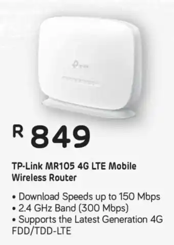 Computer Mania TP-Link MR105 4G LTE Mobile Wireless Router offer