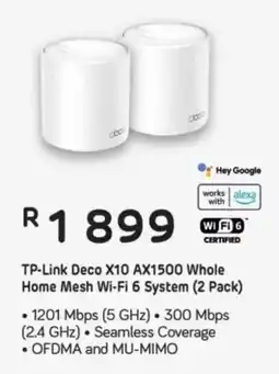 Computer Mania TP-Link Deco X10 AX1500 Whole Home Mesh Wi-Fi 6 System offer