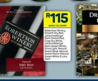 Pick n Pay Hypermarket Robertson winery wines offer