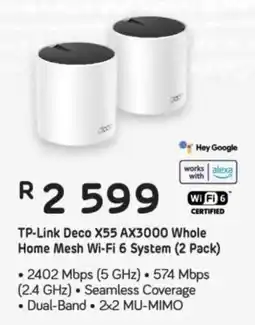 Computer Mania TP-Link Deco X55 AX3000 Whole Home Mesh Wi-Fi 6 System offer