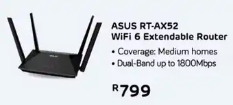 Computer Mania ASUS RT-AX52 WiFi 6 Extendable Router offer