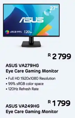 Computer Mania ASUS VA279HG Eye Care Gaming Monitor offer