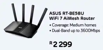 Computer Mania ASUS RT-BE58U WiFi 7 AiMesh Router offer