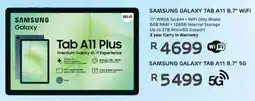 Computer Mania Samsung galaxy tab a11 8.7" wifi offer