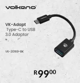 Computer Mania Volkano VK-Adapt Type-C to USB 3.0 Adaptor offer