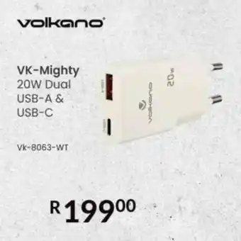 Computer Mania Volkano VK-Mighty 20W Dual USB-A & USB-C offer