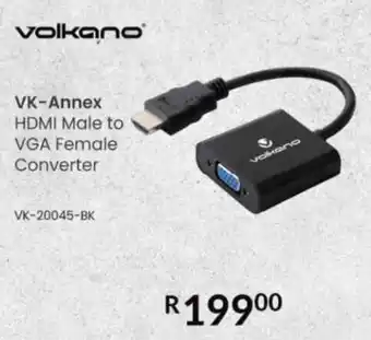 Computer Mania Volkano VK-Annex HDMI Male to VGA Female Converter offer