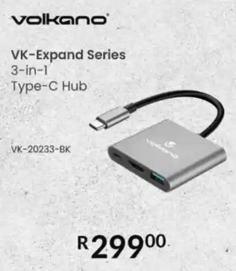 Computer Mania Volkano VK-Expand Series 3-in-1 Type-C Hub offer