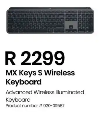 Computer Mania Logitech MX Keys S Wireless Keyboard offer