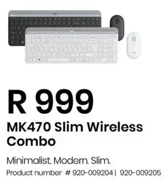 Computer Mania Logitech MK470 Slim Wireless Combo offer