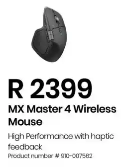 Computer Mania Logitech MX Master 4 Wireless Mouse offer