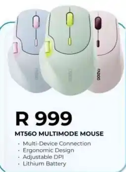 Computer Mania Rapoo mt560 multimode mouse offer