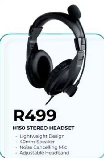 Computer Mania Rapoo h150 stereo headset offer
