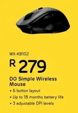 Computer Mania Winx DO Simple Wireless Mouse offer