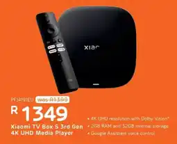 Computer Mania Xiaomi TV Box S 3rd Gen 4K UHD Media Player offer