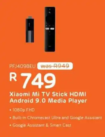 Computer Mania Xiaomi Mi TV Stick HDMI Android 9.0 Media Player offer