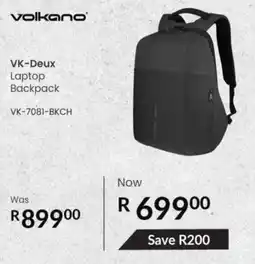 Computer Mania Volkano VK-Deux Laptop Backpack offer