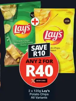 Checkers Lay's Potato Chips All Variants offer
