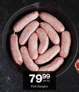 Checkers Pork Bangers offer