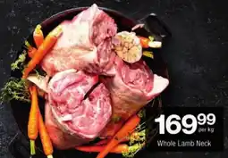 Checkers Whole Lamb Neck offer