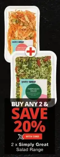 Checkers Simply Great Salad Range offer