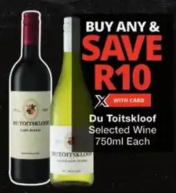 Checkers Du Toitskloof Selected Wine offer
