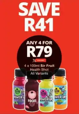 Checkers Sir Fruit Health Shot All Variants offer