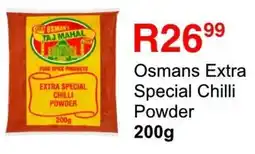Check Save Osmans Extra Special Chilli Powder offer