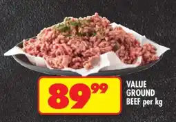Shoprite VALUE GROUND BEEF per kg offer