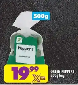 Shoprite GREEN PEPPERS offer