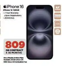 HiFi Corp iPhone 16 (128GB) offer