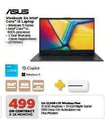 HiFi Corp ASUS Vivobook Go Intel Core i3 Laptop offer