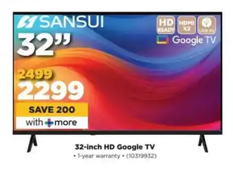 HiFi Corp 32-inch HD Google TV offer