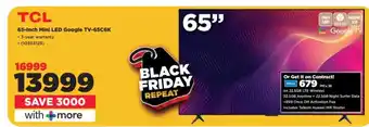 HiFi Corp TCL 65-Inch Mini LED Google TV-65C6K offer