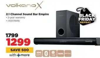 HiFi Corp VolkanoX 2.1 Channel Sound Bar Empire offer