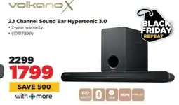 HiFi Corp VolkanoX 2.1 Channel Sound Bar Hypersonic 3.0 offer