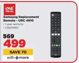 HiFi Corp Samsung Replacement Remote - URC 4910 offer