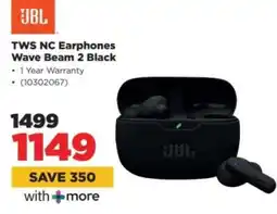 HiFi Corp TWS NC Earphones Wave Beam 2 Black offer